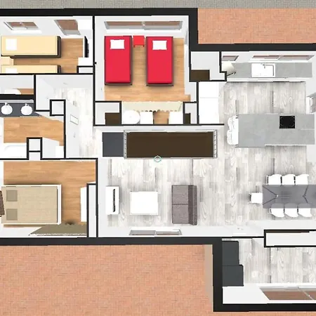 Apartment Rooftop, Vue Mer D'exception, Immense Terrasse *