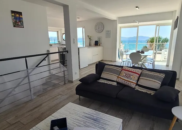 Rooftop, Vue Mer D'exception, Immense Terrasse Apartament La Ciotat