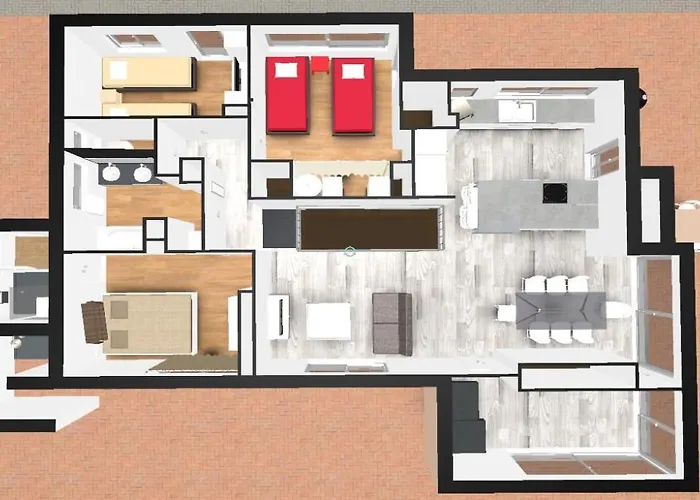 Апартаменты Rooftop, Vue Mer D'exception, Immense Terrasse *